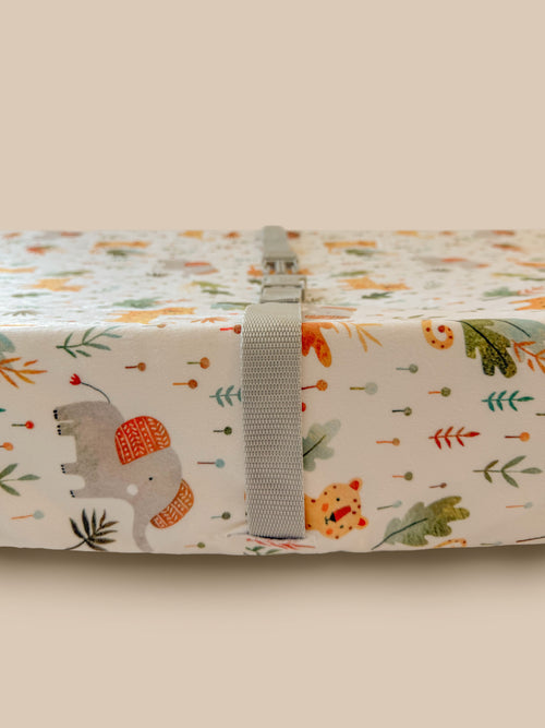 Safari Elephants Changing Pad Cover