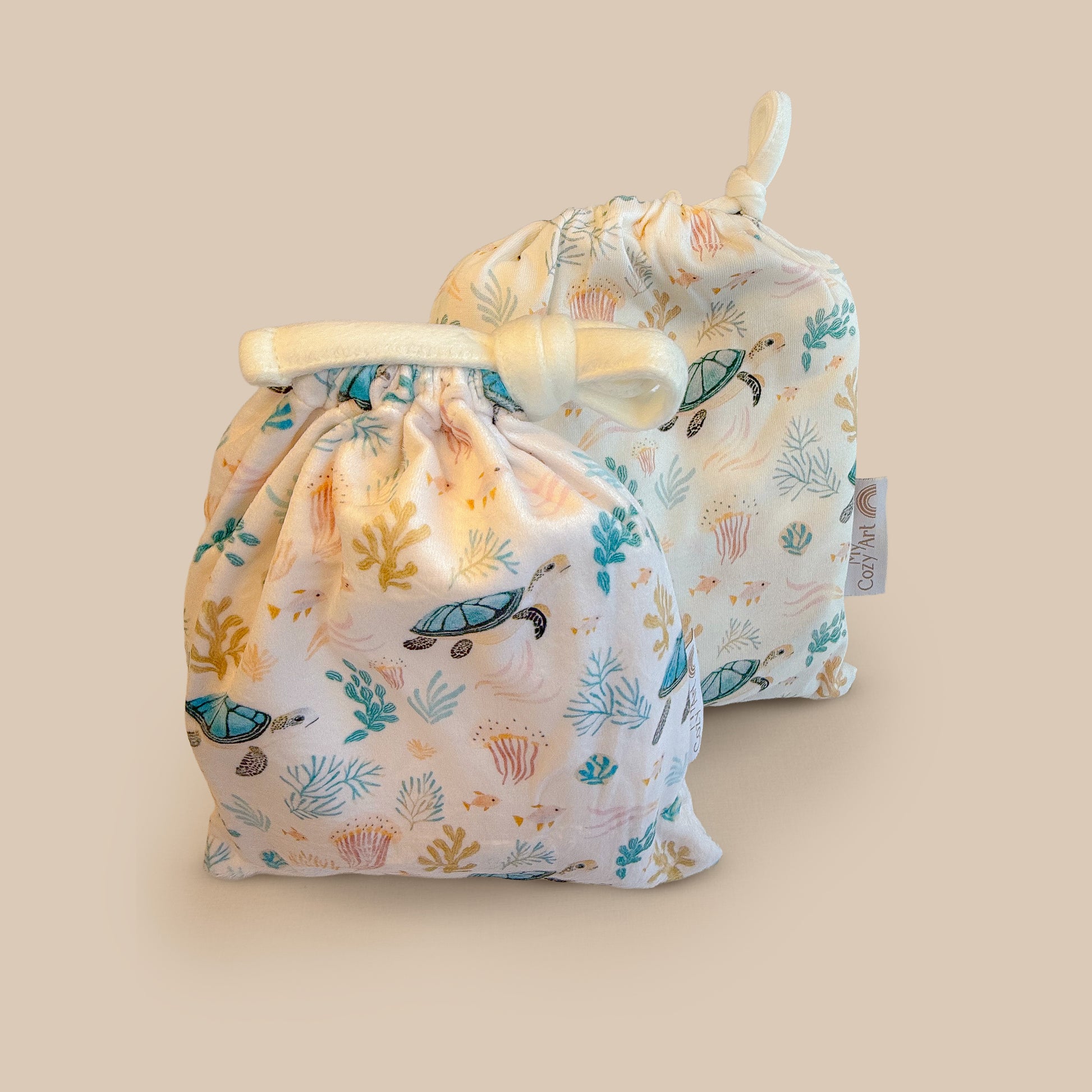 Bundle: Sea Turtle Crib Sheet + Changing Pad Cover