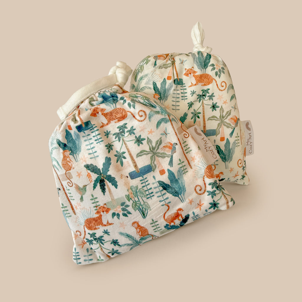 Bundle: Tiger Jungle Crib Sheet + Changing Pad Cover