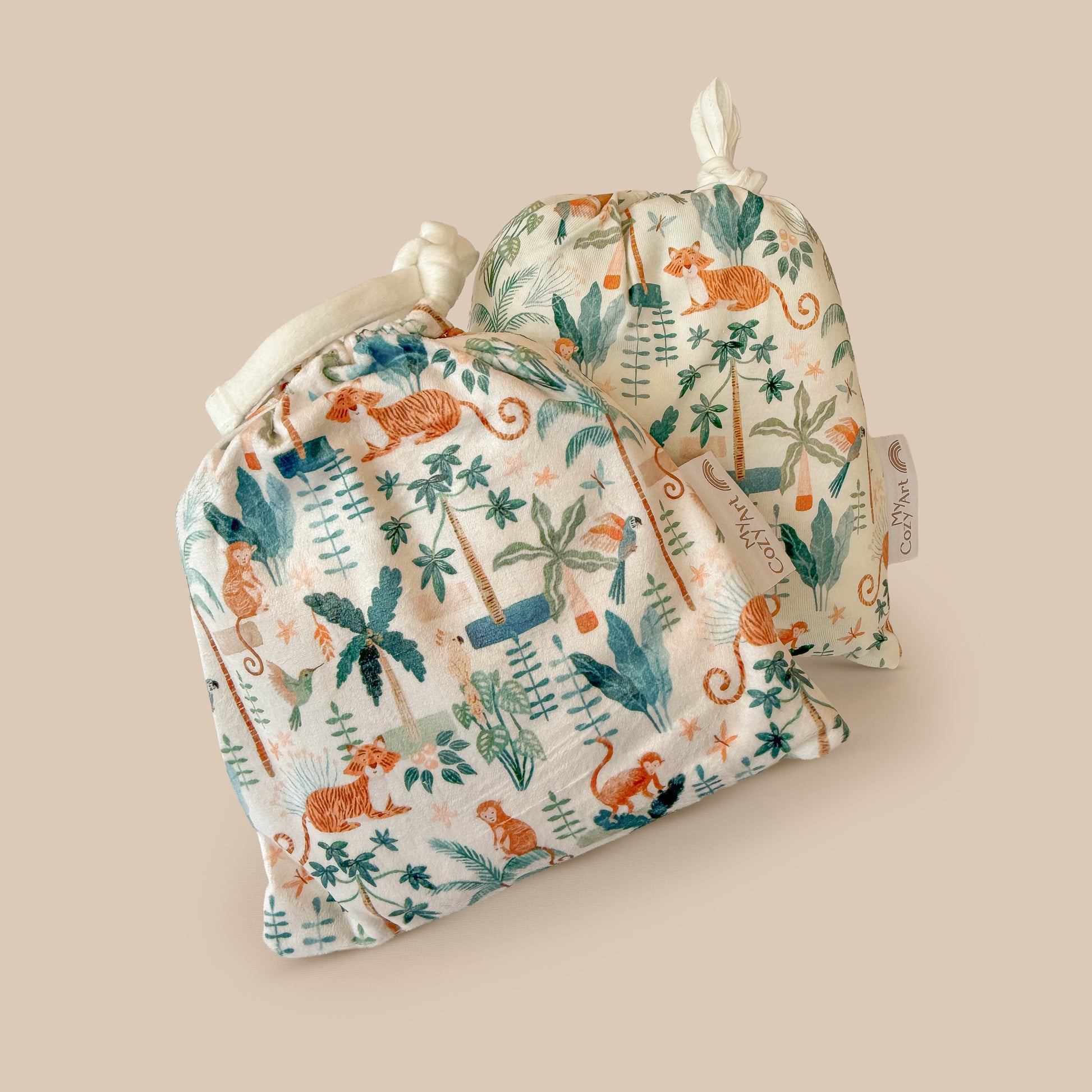Bundle: Tiger Jungle Crib Sheet + Changing Pad Cover