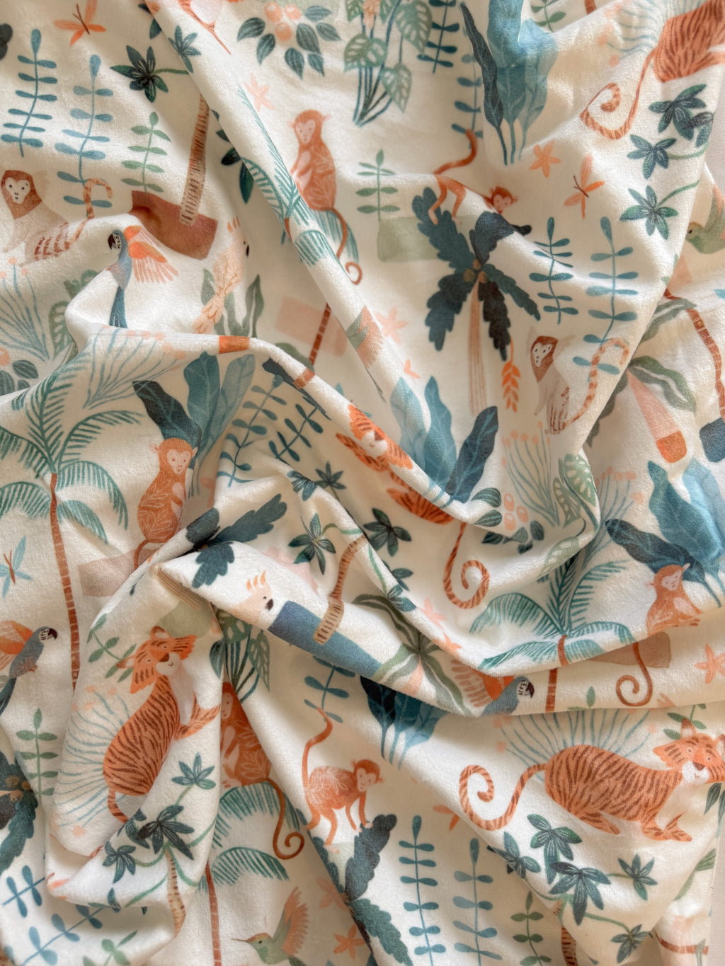 Bundle: Tiger Jungle Crib Sheet + Changing Pad Cover