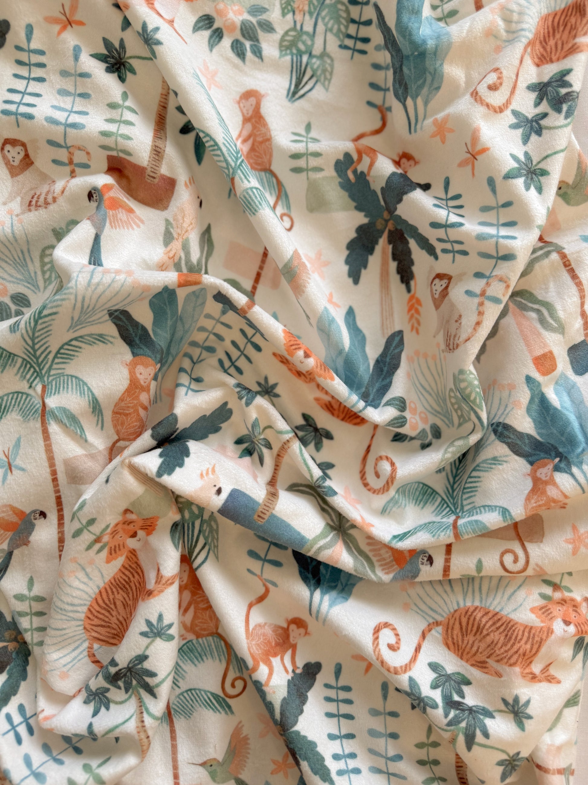 Bundle: Tiger Jungle Crib Sheet + Changing Pad Cover