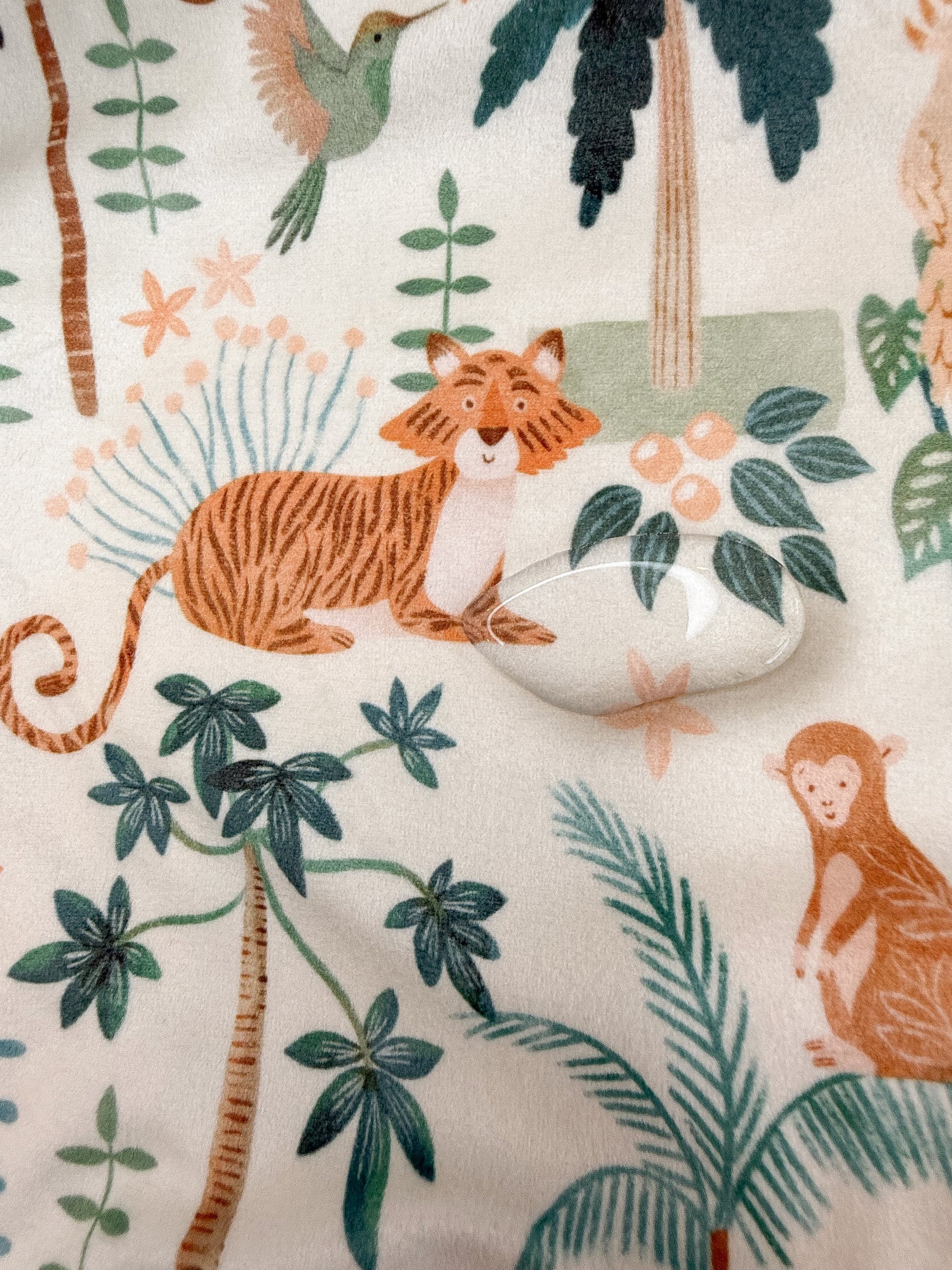Bundle: Tiger Jungle Crib Sheet + Changing Pad Cover